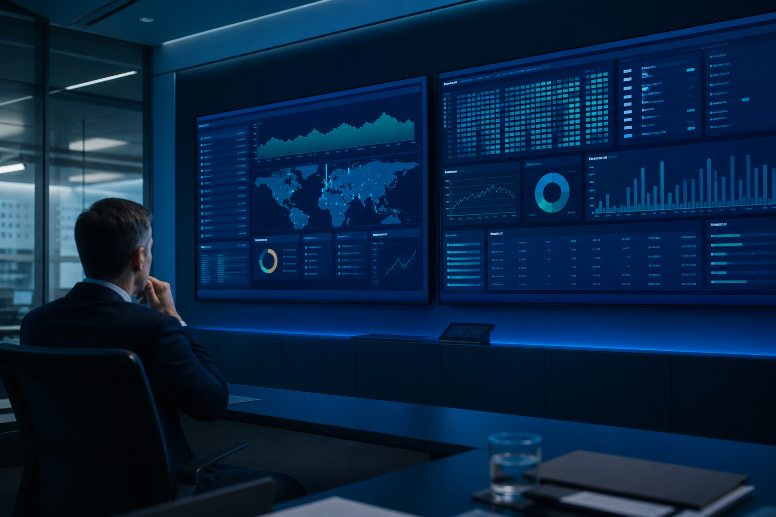Secure monitoring dashboard displaying wallet activity and risk indicators